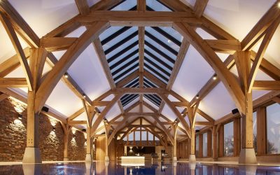 oak frame building by the built environment network