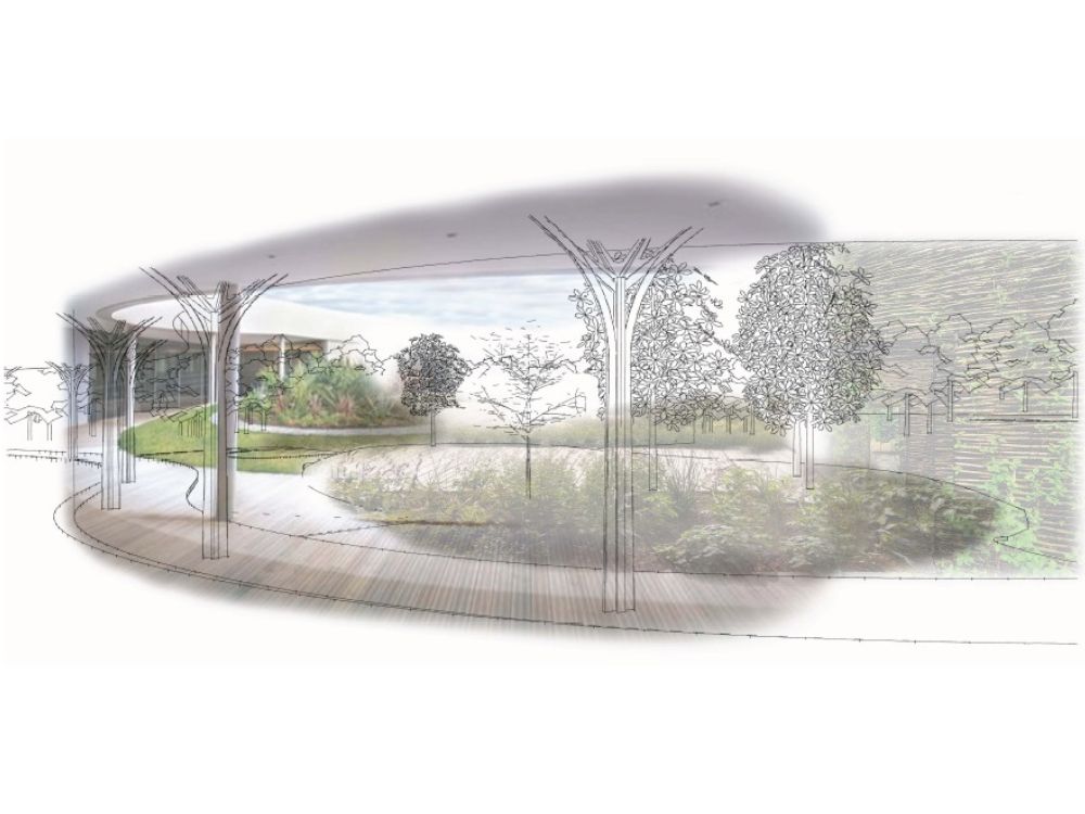 cgi of rear view of building as seen in the built environment network