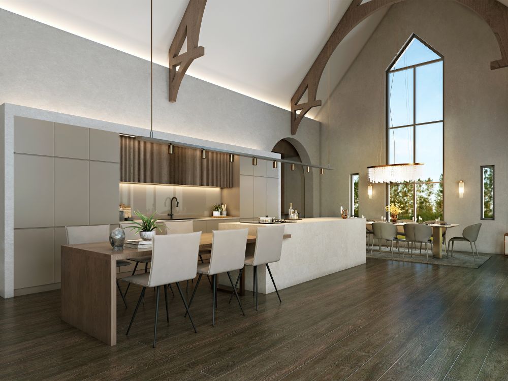 kitchen image of church house