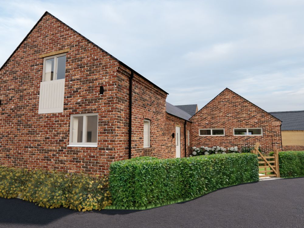 shutt heath farm side angle view by the built environment network