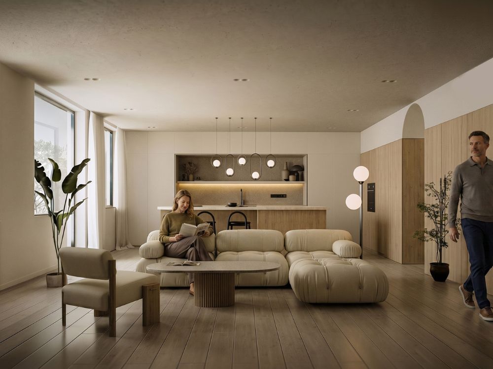 contemporary living space as featured in the built environment network