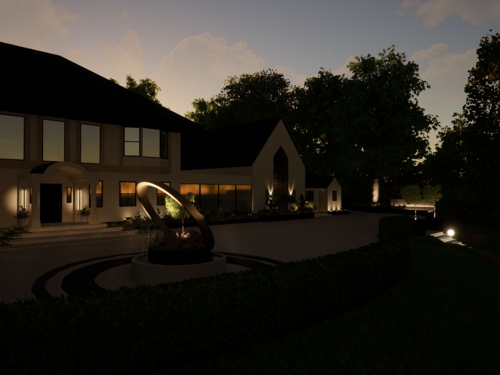 night time image night image of church house for the built environment network