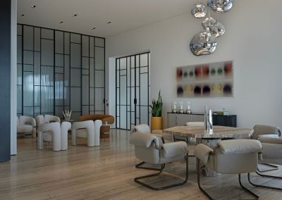 internal glazing image of lebanon villa for the built environment
