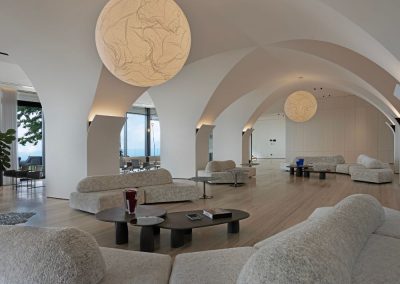 globe lampshade image of lebanon villa for the built environment