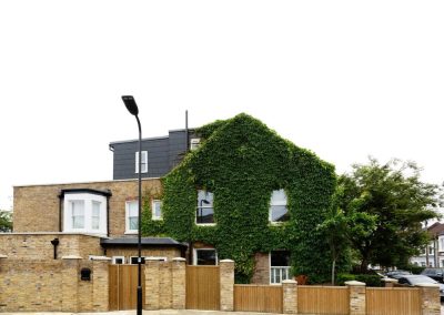 ivy covered house